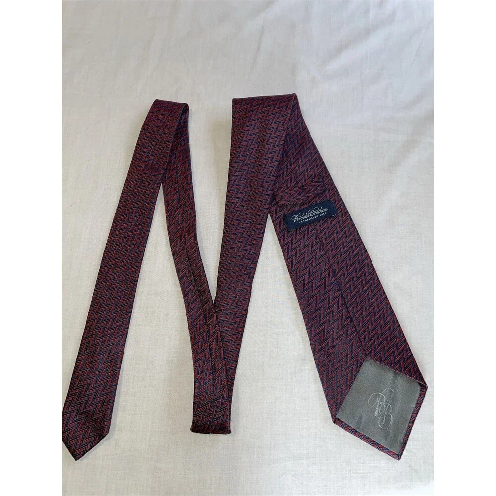 Brooks Brothers Italy Dress Tie Mens Sz 60